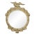 Antique Off White Federal Bullseye Eagle Convex Wall Mantle Mirror 13 Colonies#3 For Sale