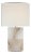 Windsor Smith by Visual Comfort Signature Kapittel Large Table Lamp in Alabaster with Linen Shade For Sale