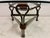 Wrought Iron and Leather Coffee Table by Jean-Pierre Ryckaert, 1960s For Sale - Image 9 of 11