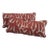 Dransfield & Ross Ny Set (2) Lumbar Pillows Wool / Feather Coral Ivory For Sale