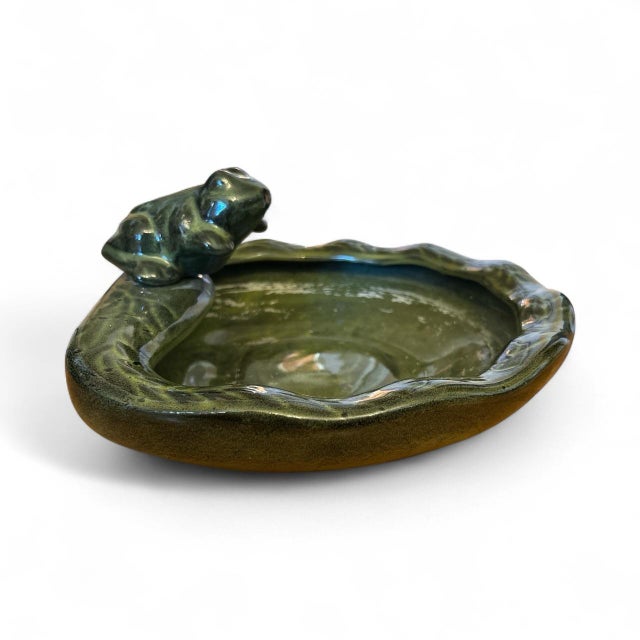 Contemporary Ceramic Frog Fountain For Sale - Image 4 of 11