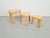 Pierre Chapo Sculptural Traingular Nesting Tables in Oak by Pierre Chapo, 1970s, Set of 3 For Sale - Image 4 of 11