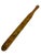 A rare and exceptional antique Victorian wooden paper knife with hand-painted figural decoration covering both sides in...