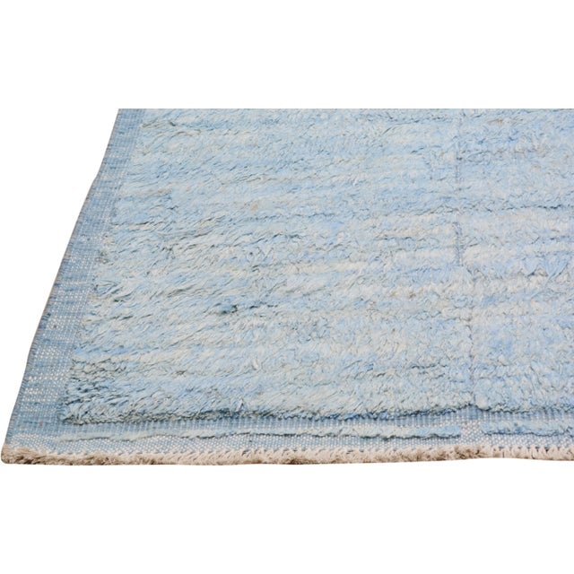 Moroccan New Moroccan Modern Professional Hand Knotted Rug, 9'5x11'8 For Sale - Image 3 of 4