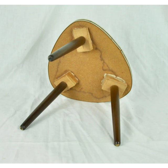 1950s German White and Gray Side Table, 1950s For Sale - Image 5 of 6