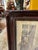 1970s Vintage Black and White Print of Family in Wooden Frame For Sale - Image 5 of 6