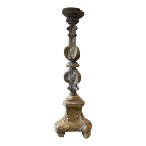 18th-Century Italian Wooden Altar Stick