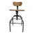 Vintage Bevco Industrial Counter Swivel Bar Drafting Stool Chair Toledo Style For Sale
