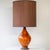 Heavy quality ceramic table floor lamp, 1970s. This lamp base brings refined elegance and rich visual appeal to any...