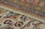 Textile Antique Farahan Persian Rug, Cream and Terracotta Floral Trellis - Rug & Kilim For Sale - Image 7 of 7