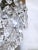 Hollywood Regency Vintage Brass Crystal Waterfall Chandelier With Cascading Faceted Drops For Sale - Image 3 of 11
