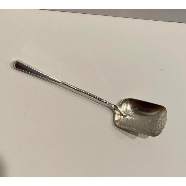 1920s Shovel Form Towle Sterling Silver Sugar Spoon For Sale - Image 5 of 7