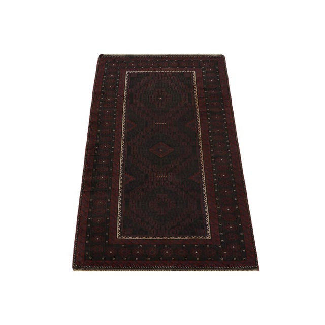 Tribal Rug & Kilim’s Baluch Tribal Rug With Colorful Geometric Patterns For Sale - Image 3 of 8