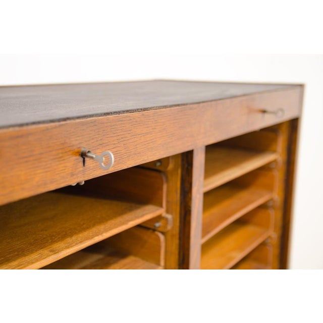 Modernist Roller Blind Cabinet, Czechoslovakia, 1930s For Sale - Image 12 of 18