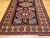 Vintage Persian Kurdish Rug, Hand-Knotted Wool, Geometric Pattern, Navy & Tan, 3x5 For Sale - Image 15 of 18