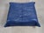 Vintage French Togo Pouf in Blue Leather by Michel Ducaroy Ligne Roset, 1980s For Sale - Image 9 of 13