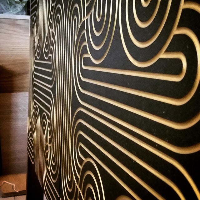 Not Yet Made - Made To Order Loop Sideboard in Black and Gold by Coucou Manou For Sale - Image 5 of 7