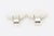 Ben Amun Vintage 1960's Sterling Silver Modernist Dangle Disk Clip on Earrings, A Pair For Sale - Image 4 of 9