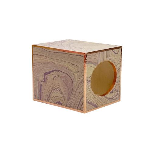 Marble paper, copper, wood and sealed each box hand made to cover those not so pretty cardboard tissue boxes, making...