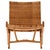 Folding Easy Chair in Cane and Oak from Hans Wegner, 1949 For Sale - Image 11 of 11