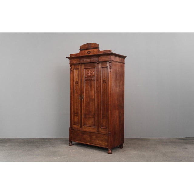 Art Nouveau Wardrobe, Early 20th Century For Sale - Image 5 of 18