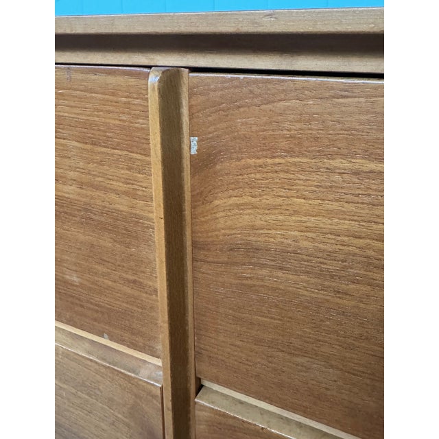 Vintage Italian Chest of Drawers in Teak with Metal Legs, 1950s For Sale - Image 17 of 18