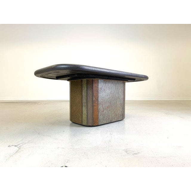 Mid-Century Modern Vintage Brutalist Brass Coffee Table by Paul Kingma for Fedamof For Sale - Image 3 of 13