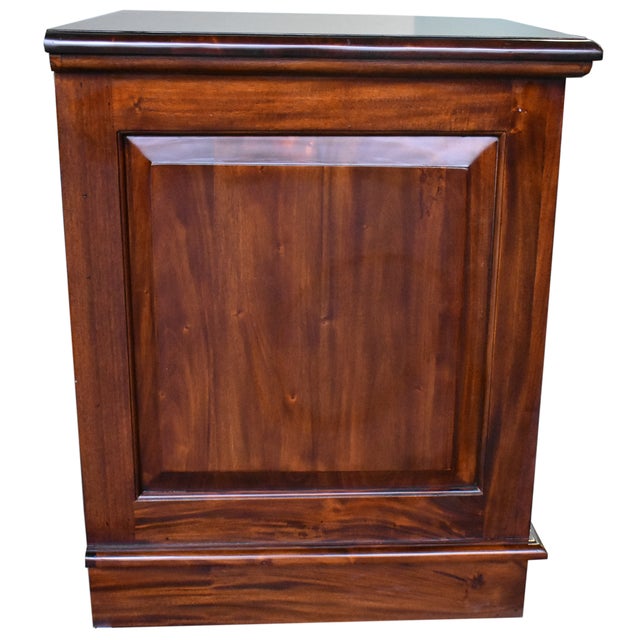 Wood Legacy 2 Drawer File Cabinet - Brown Walnut For Sale - Image 7 of 10