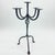 Hand Forged Iron Candelabra 23.5″ (60cm) Antique Copper Finish 5-Arm Grand Banquet Centerpiece & Wedding Decor For Sale - Image 9 of 9