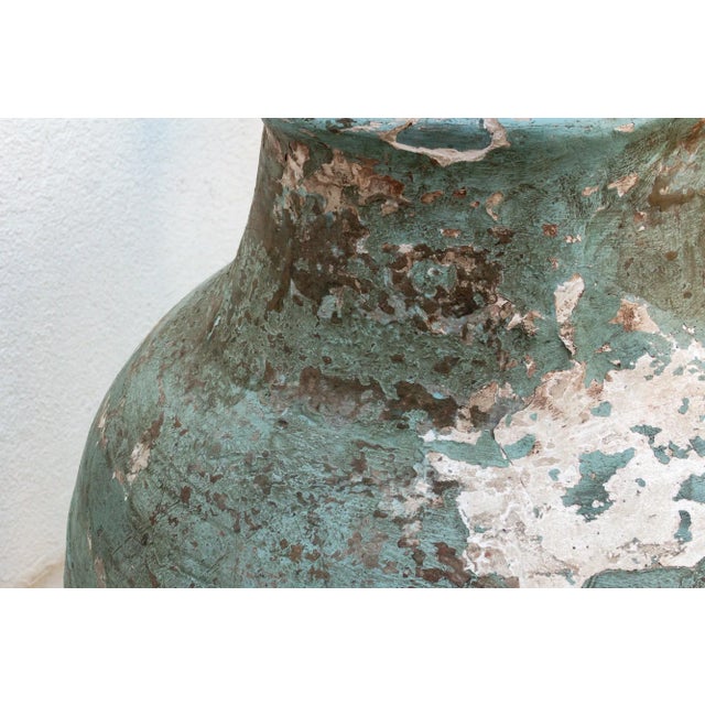 Antique Monumental Mediterranean Pottery Jar For Sale - Image 10 of 12