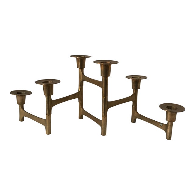 MidCentury Candlestick Holder Chairish