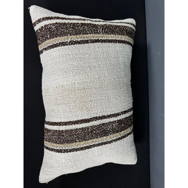 Turkish Hemp Pillow Cushion Natural Beige Brown Pillow Cushion Cover 16" x 24" #30096 Enhance your home decor with our...