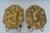Hand-Crafted Brass Wall Sconces Shields - a Pair For Sale - Image 10 of 13