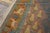 Early 20th Century 1930s Blue Medallion Antique Jerusalem Rug 5'10" X 9'0" Handknotted Wool Carpet For Sale - Image 5 of 6