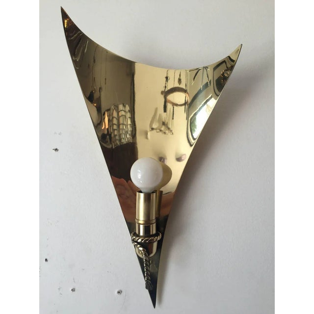 Large 1970s French Sculptural Sconces - a Pair For Sale In New York - Image 6 of 11