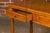 Mid 20th Century English Pine Faux Bamboo Desk with Two Drawers and H-Form Cross Stretcher For Sale - Image 4 of 12