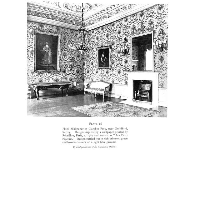 "The Book of Wallpaper: A History and an Appreciation" 1954 Entwisle, E. A. For Sale In New York - Image 6 of 9