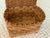Vintage Beautiful Cherokee White Oak Wall Basket – Orig. Certification Tag by Renowned Alyne Driver For Sale - Image 14 of 15