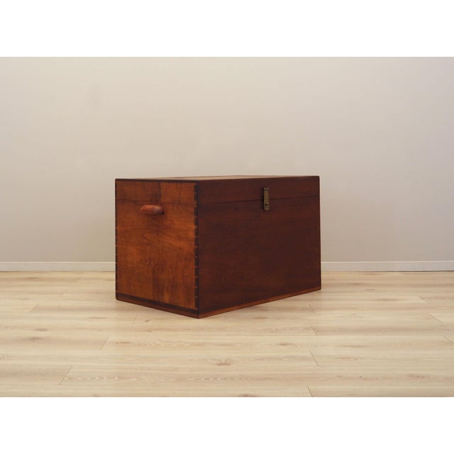 Brown Vintage Scandinavian Teak Chest, 1960s For Sale - Image 8 of 18