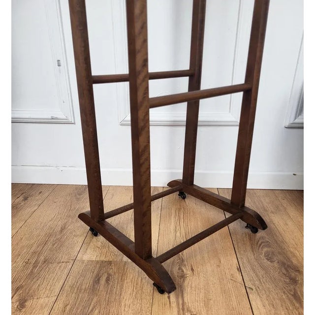 Brown Mid-Century Italian Wood Valet Stand Dressboy, 1970s For Sale - Image 8 of 9