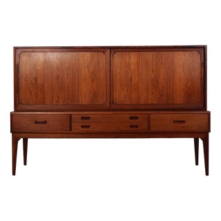 Danish Rosewood Highboard from Severin Hansen, 1960s For Sale