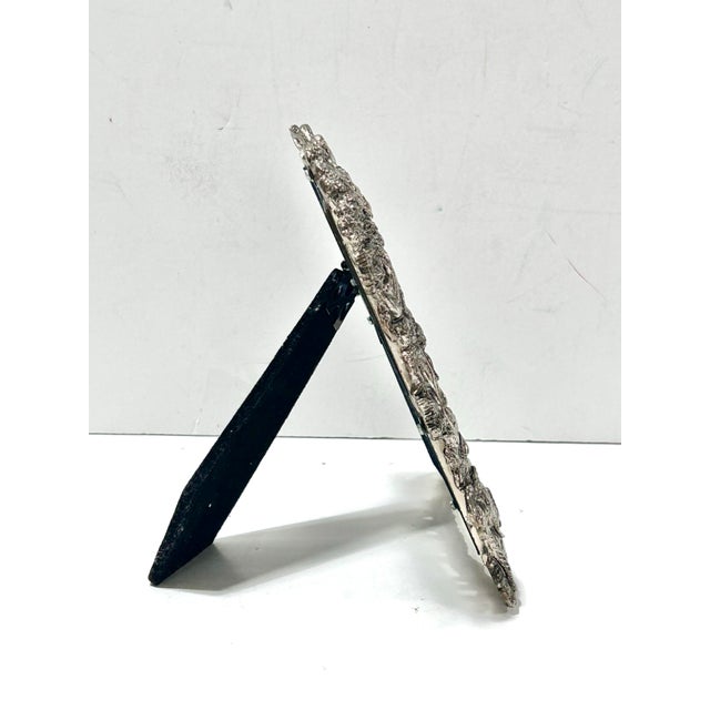 Metal Arthur Court Signed 1995 Safari Elephant & Wildlife Metal Picture Frame For Sale - Image 7 of 9