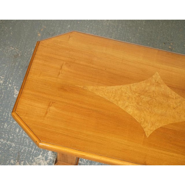Vintage Art Deco Walnut Dining Table For Sale - Image 12 of 15