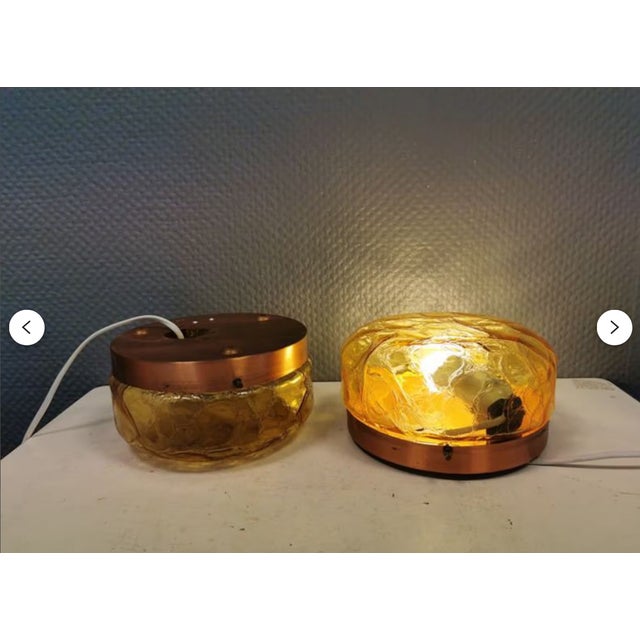 Metal Glass Wall Sconces by Holger Johansson, Set of 2 For Sale - Image 7 of 11