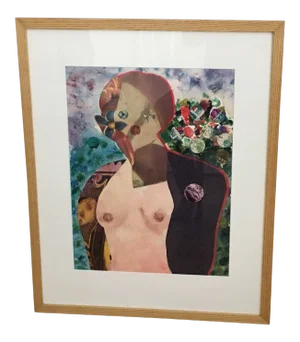 Original Lisa Leventhal Mixed Media Painting