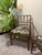 1940s Pair of 1940s Mid-Century Slat-Back Dining Chairs, Newly Reupholstered in Botanical Print For Sale - Image 5 of 7