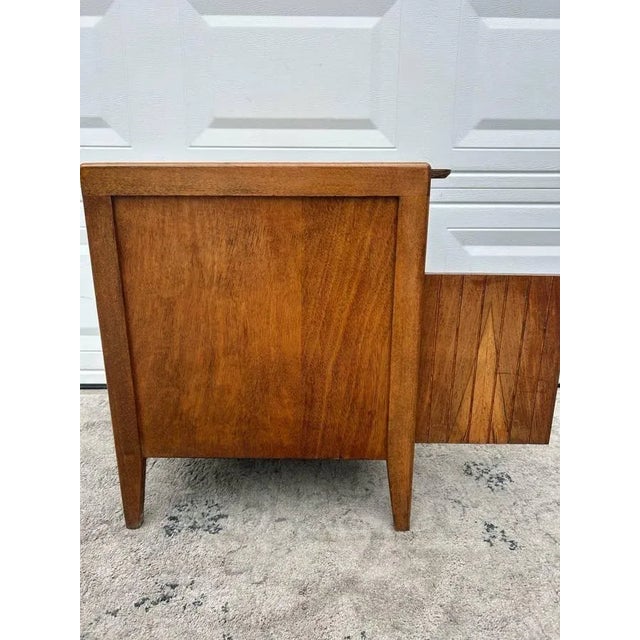 Adorable Art Deco / Mid-Century Modern Side Table A charming 1960s side table with a unique blend of Art Deco and Mid-...