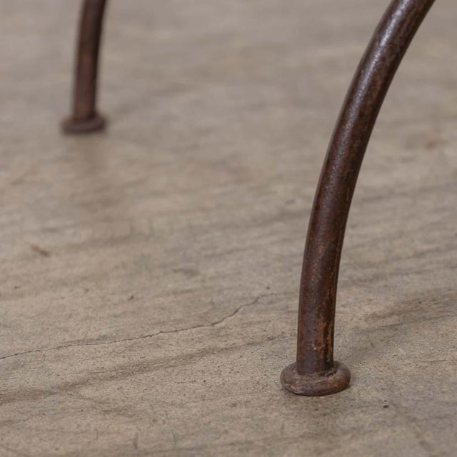 1940s French Iron Dining Chairs, Set of 4 For Sale - Image 15 of 16