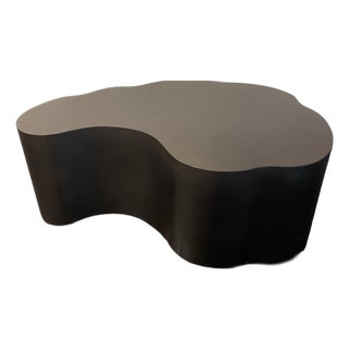Arteriors "Meadow" Organic Iron Coffee Table - Antique Bronze/Black For Sale