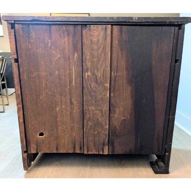 Brown 19th Century Antique Primitive Cabinet Dry Sink Washstand Cupboard For Sale - Image 8 of 18